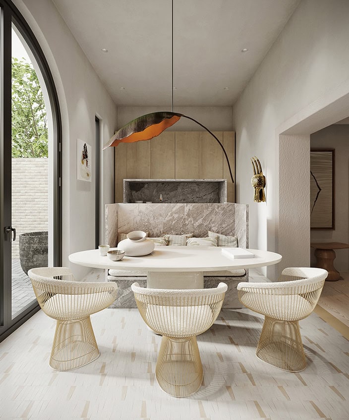 signatures singulieres ;digital decoration magazine - Platner chairs by Knoll